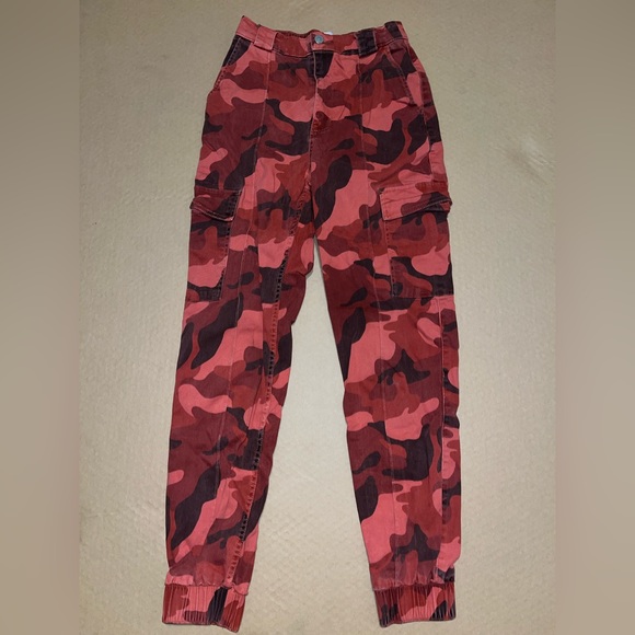 Hollister Denim - Hollister Red Cargo pants size Small
